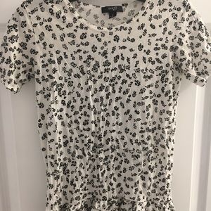 White and black Oak 73 t shirt